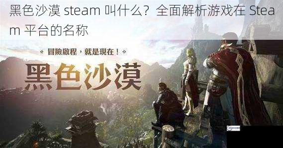 黑色沙漠 steam 叫什么？全面解析游戏在 Steam 平台的名称