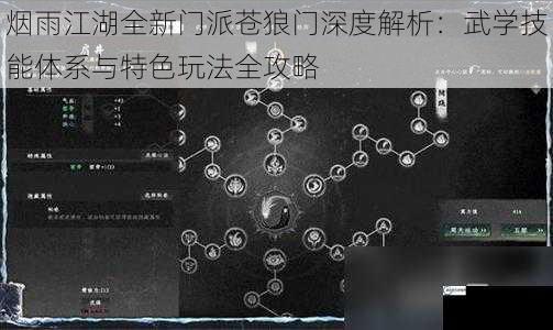 烟雨江湖全新门派苍狼门深度解析：武学技能体系与特色玩法全攻略